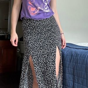 TopShop Double Slit midi skirt